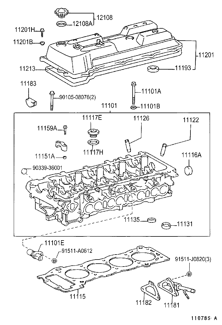  HILUX 2WD |  CYLINDER HEAD