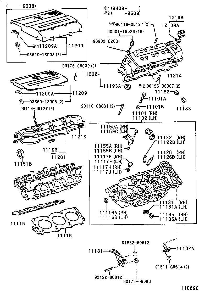  CAMRY NAP SED WG |  CYLINDER HEAD