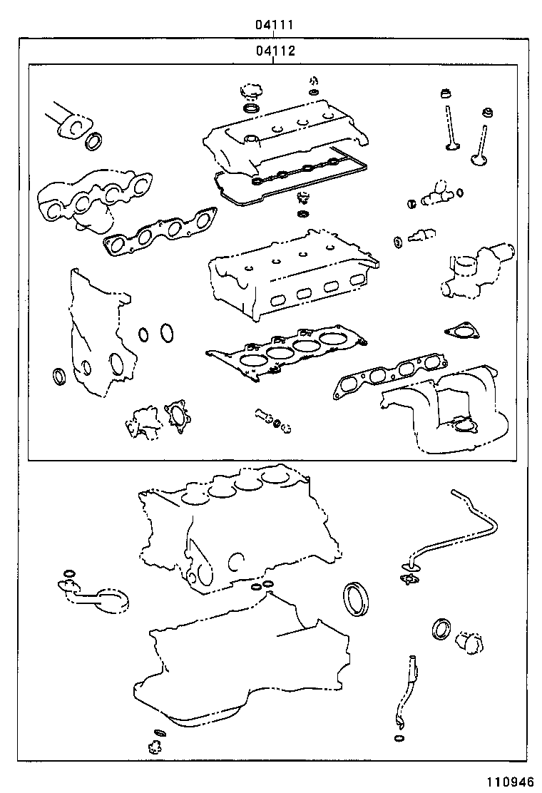  PRIUS |  ENGINE OVERHAUL GASKET KIT