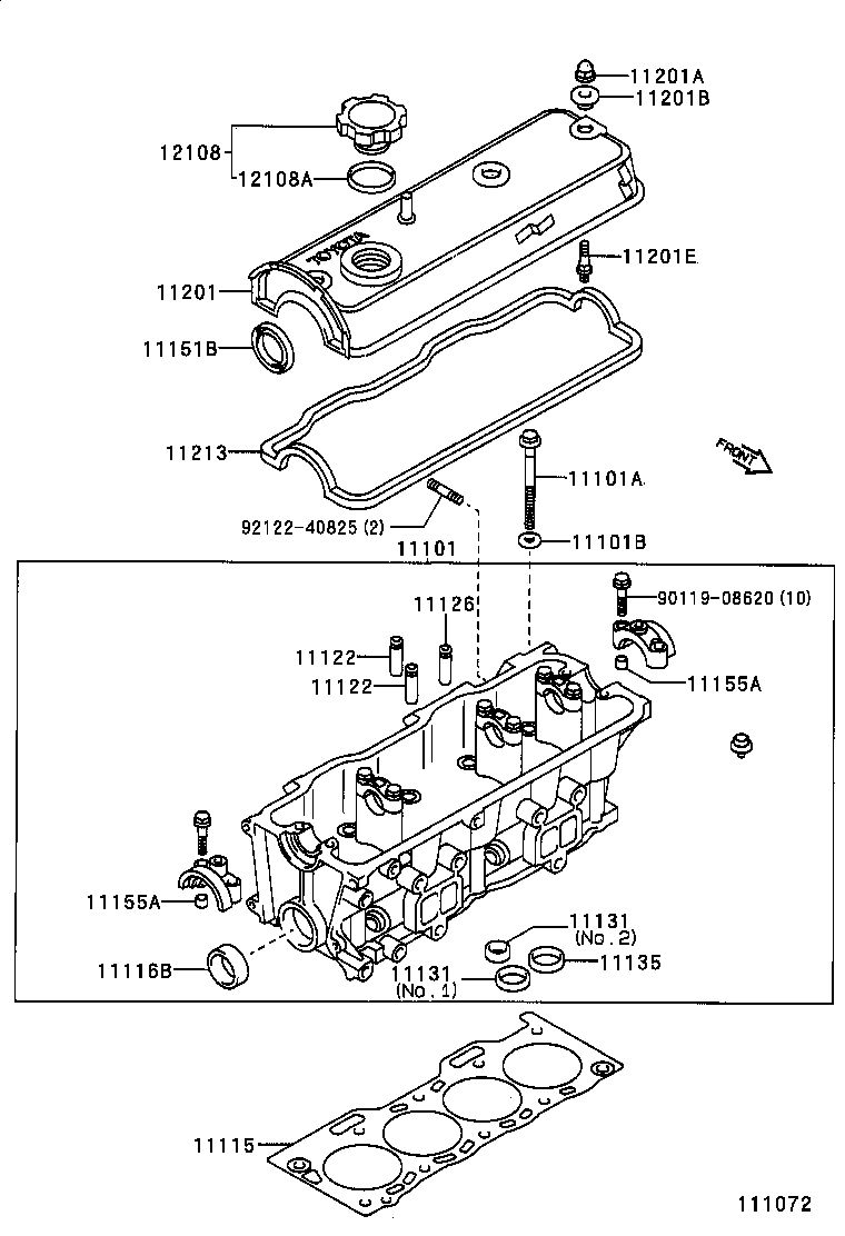  TERCEL |  CYLINDER HEAD