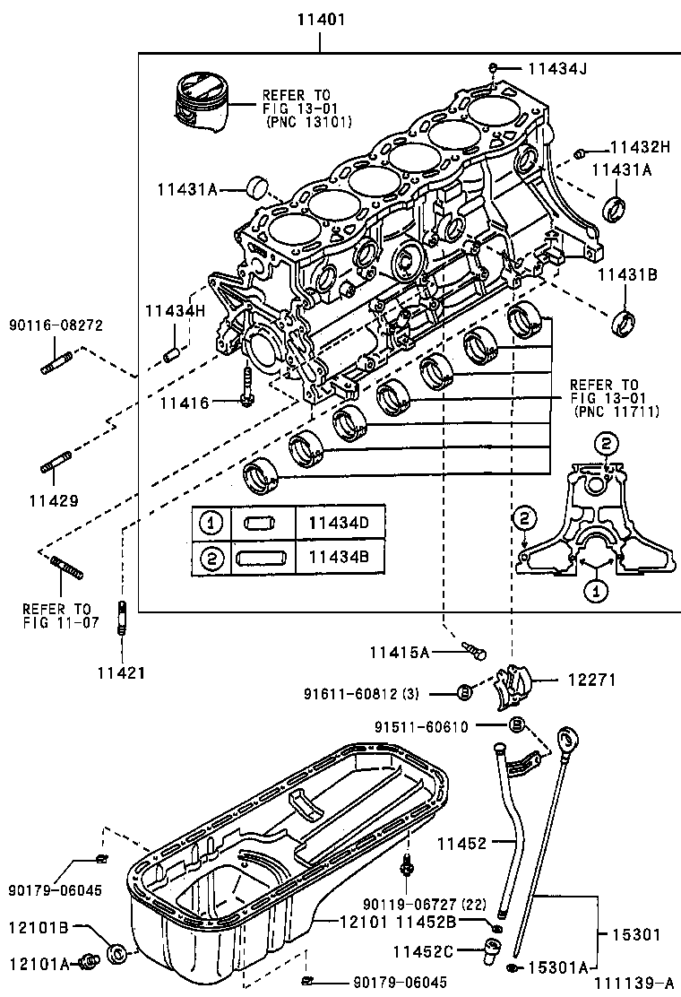  CROWN |  CYLINDER BLOCK