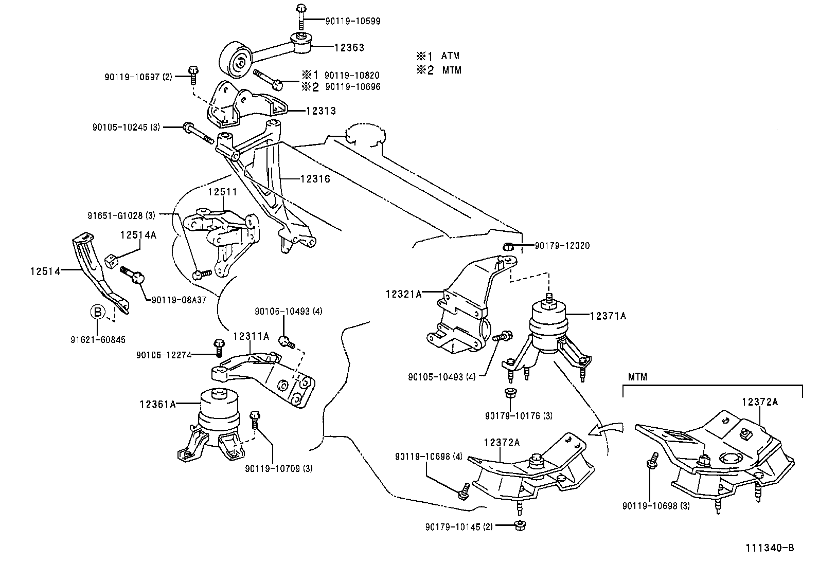  CAMRY JPP SED |  MOUNTING