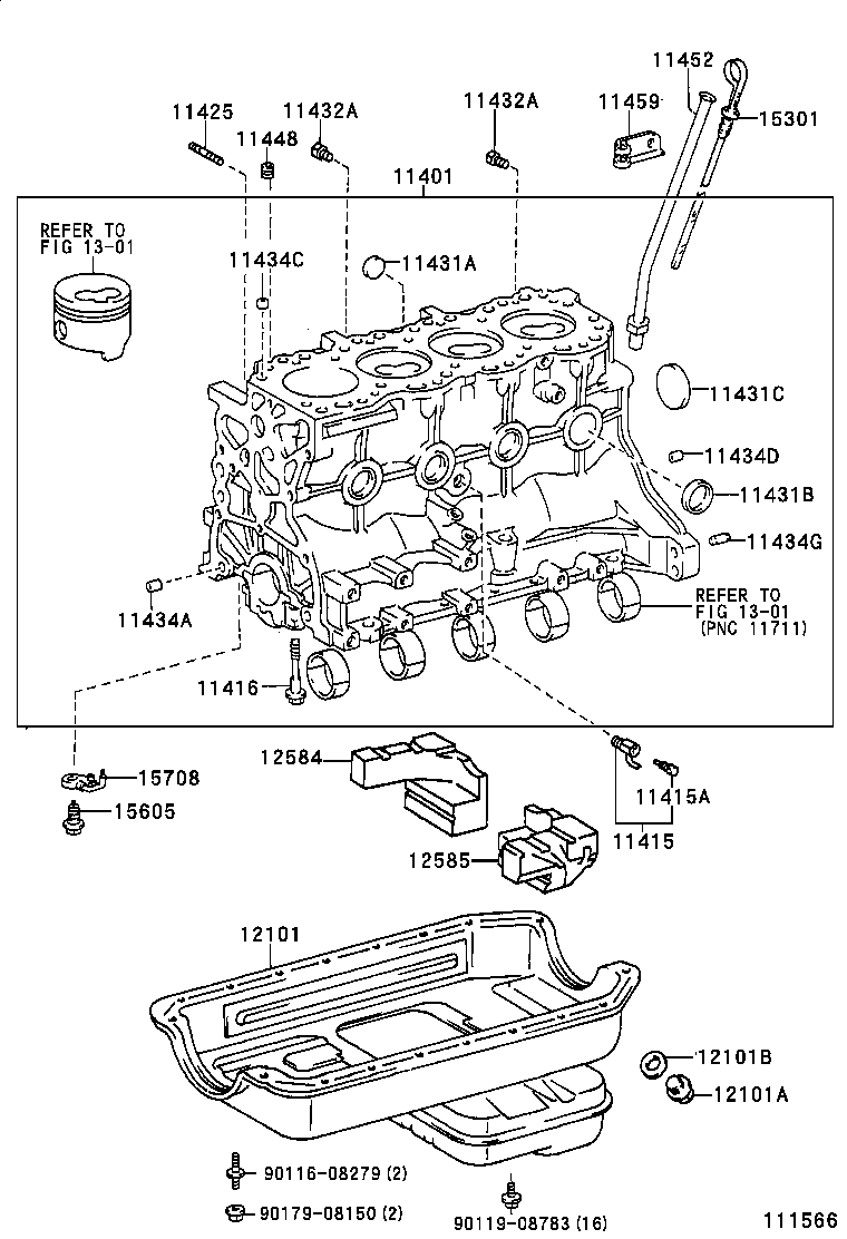  HILUX 4RUNNER 4WD |  CYLINDER BLOCK