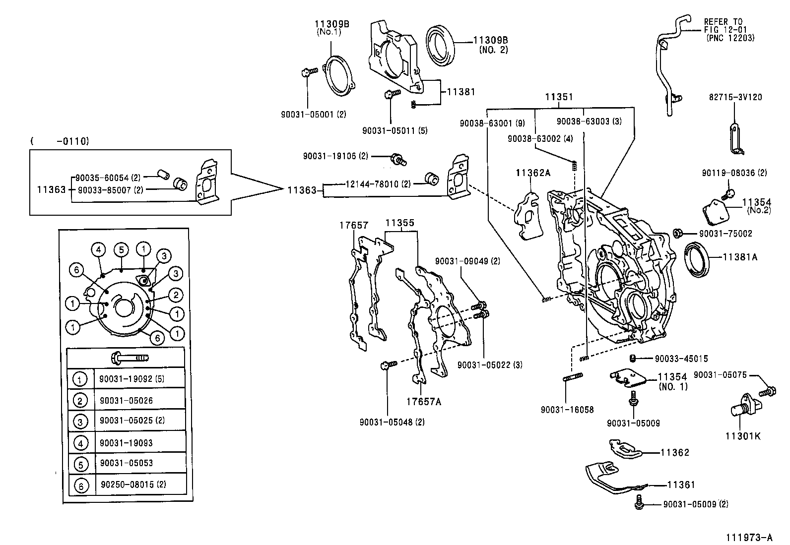  DYNA |  TIMING GEAR COVER REAR END PLATE