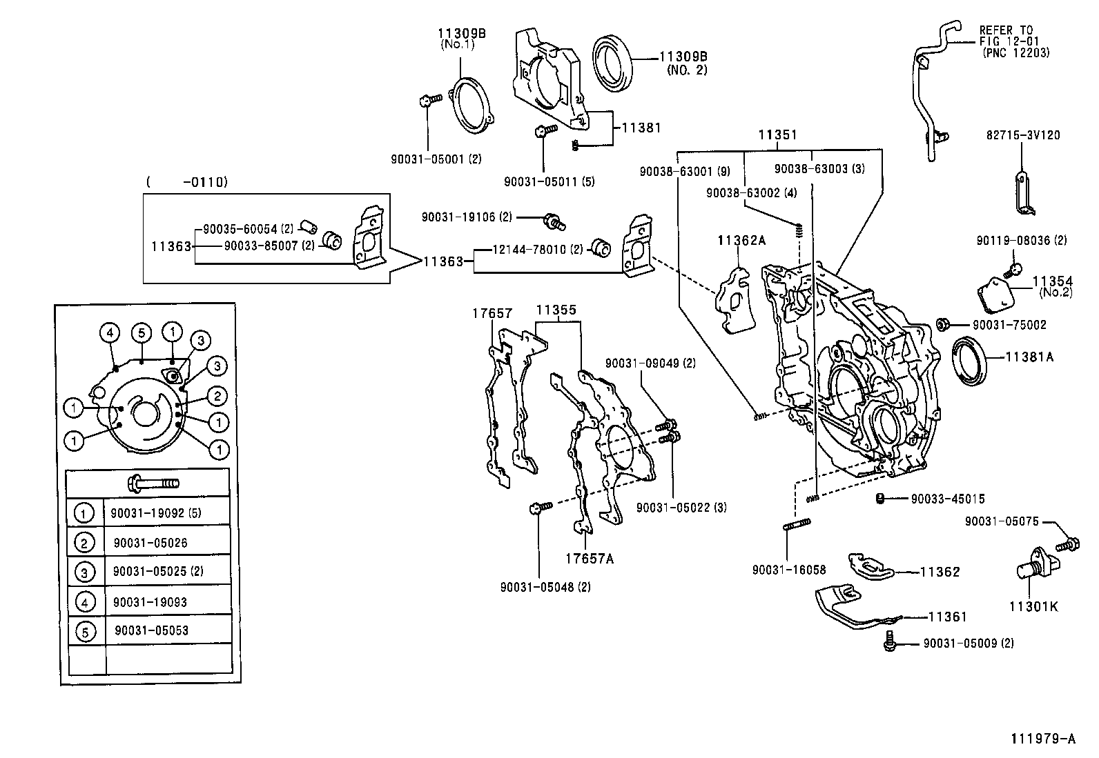  DYNA |  TIMING GEAR COVER REAR END PLATE