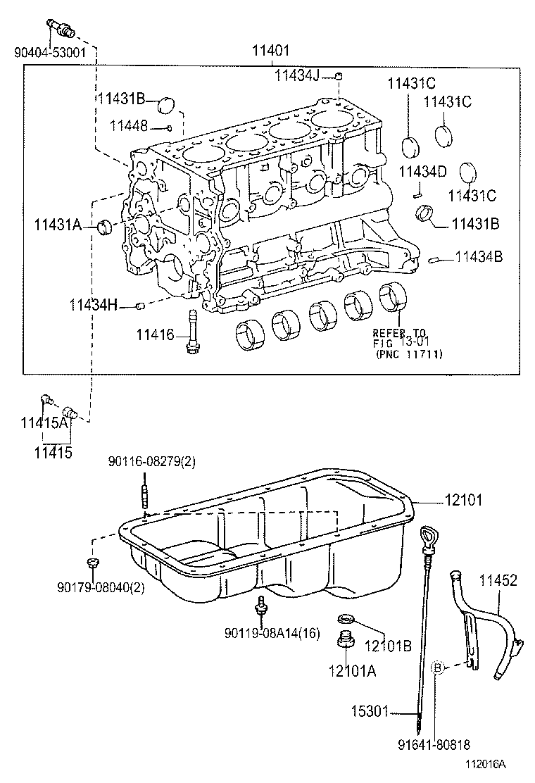  HILUX 2WD |  CYLINDER BLOCK
