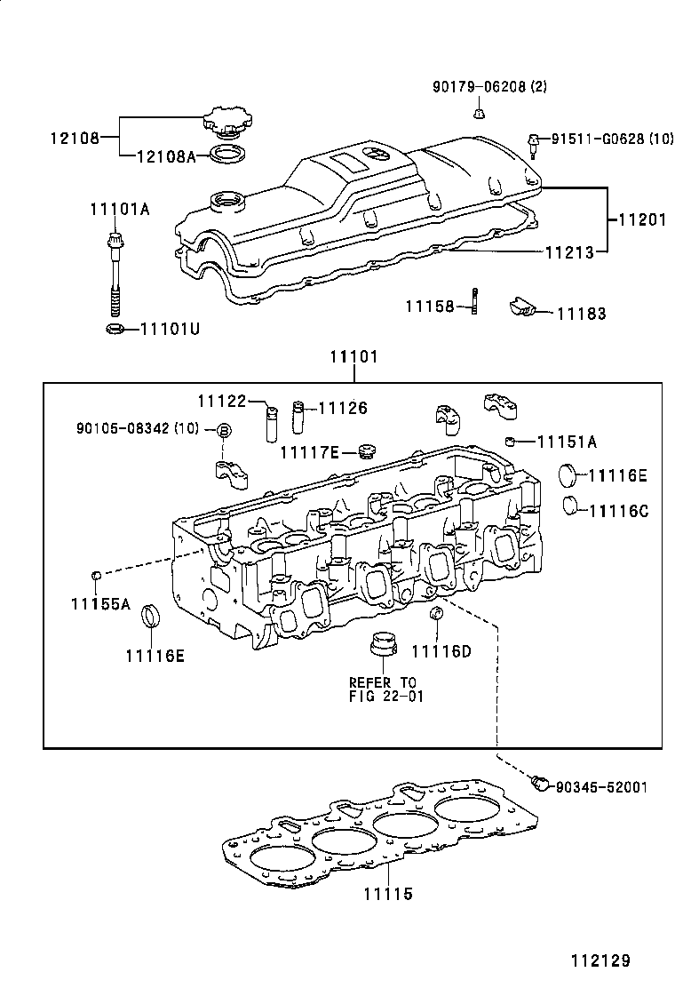  HILUX 4RUNNER 4WD |  CYLINDER HEAD