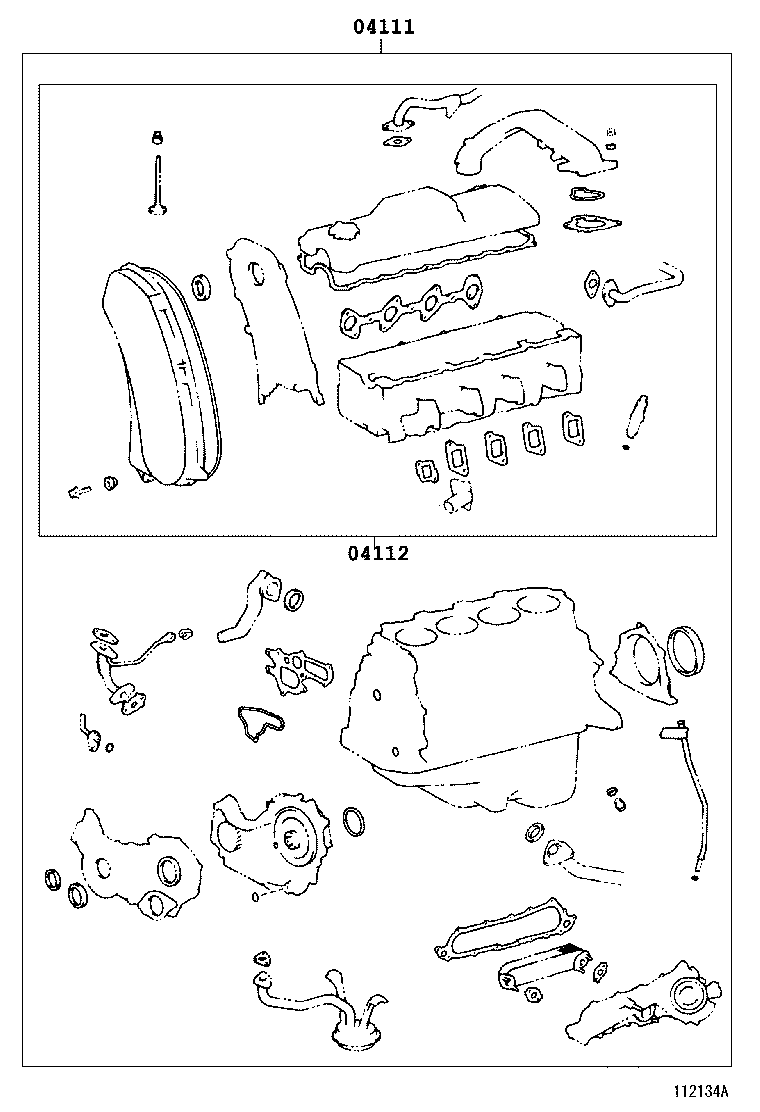  HILUX 4RUNNER 4WD |  ENGINE OVERHAUL GASKET KIT