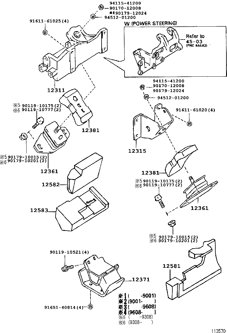  HILUX 4RUNNER 4WD |  MOUNTING