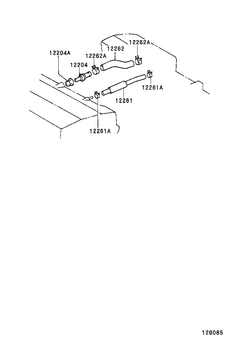  COROLLA SED CP WG |  VENTILATION HOSE