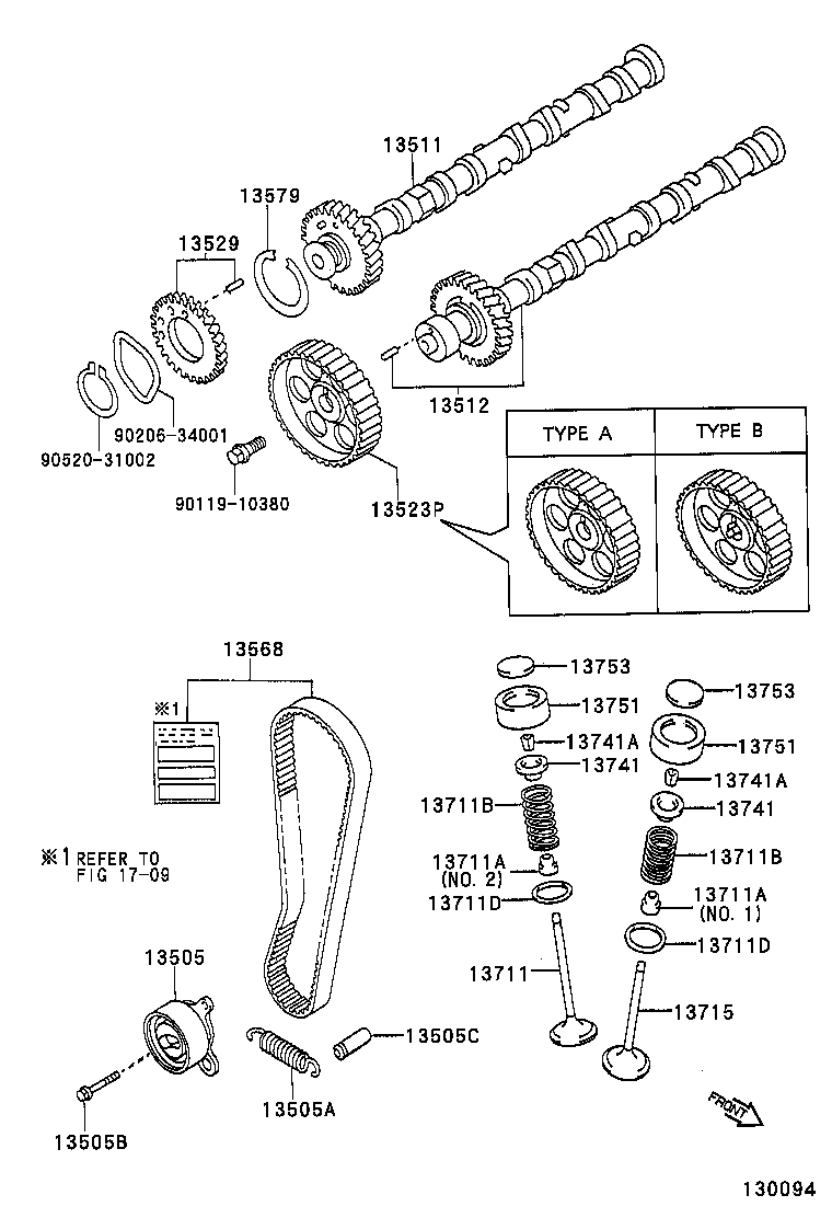  COROLLA LB |  CAMSHAFT VALVE