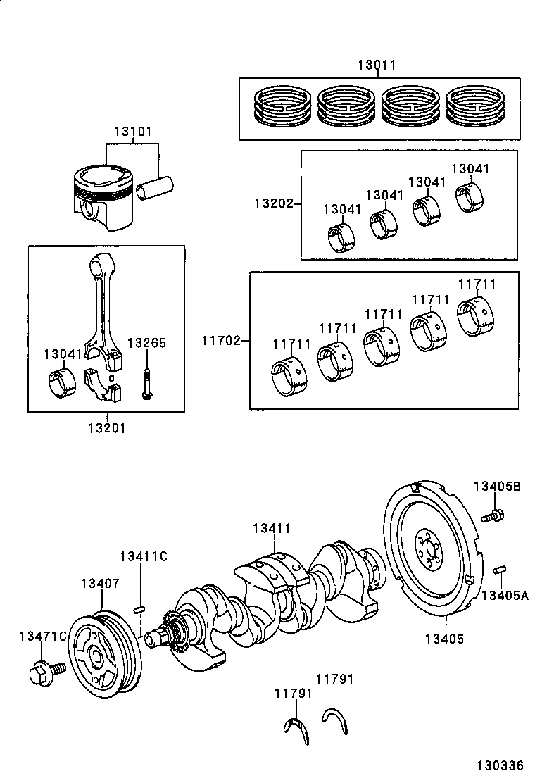  PRIUS |  CRANKSHAFT PISTON