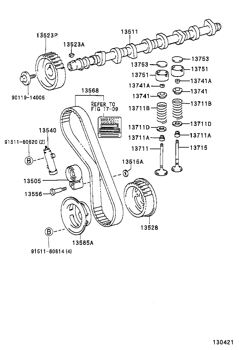  HILUX 4RUNNER 4WD |  CAMSHAFT VALVE