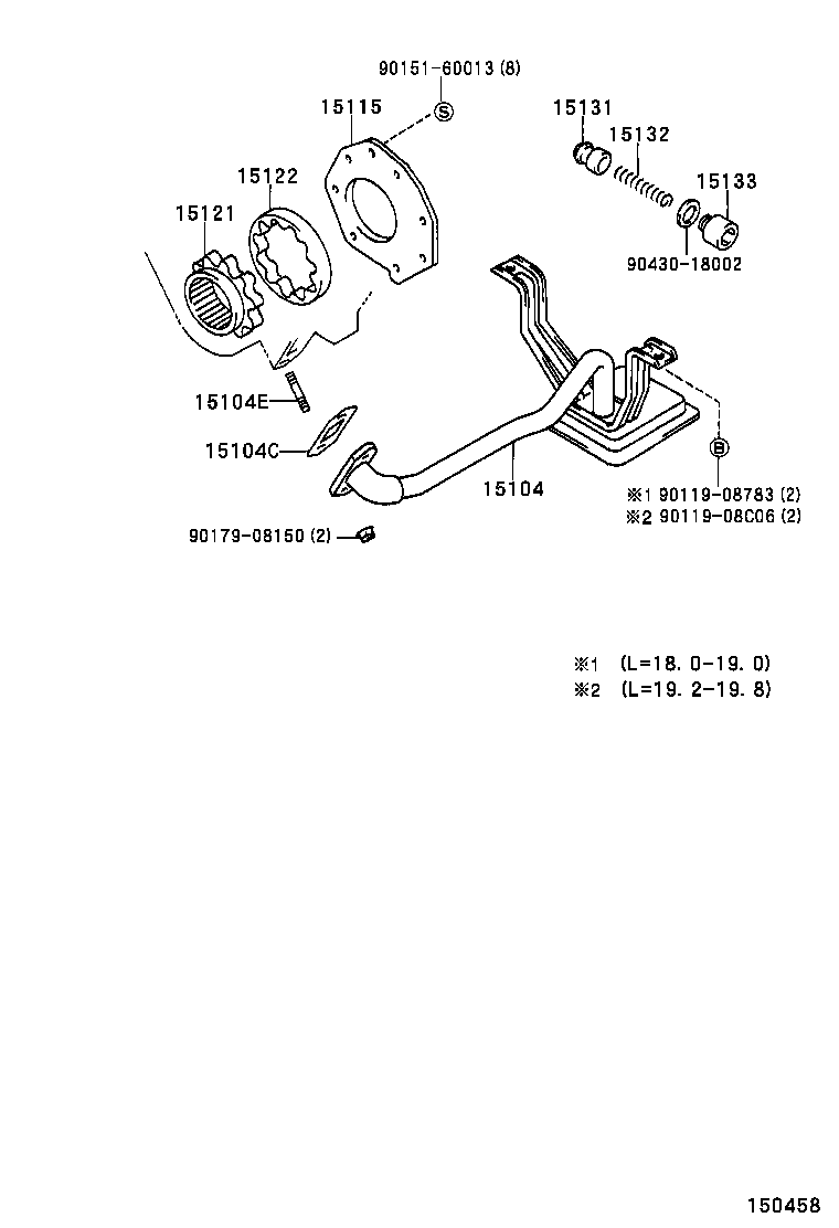  HILUX 4RUNNER 4WD |  ENGINE OIL PUMP