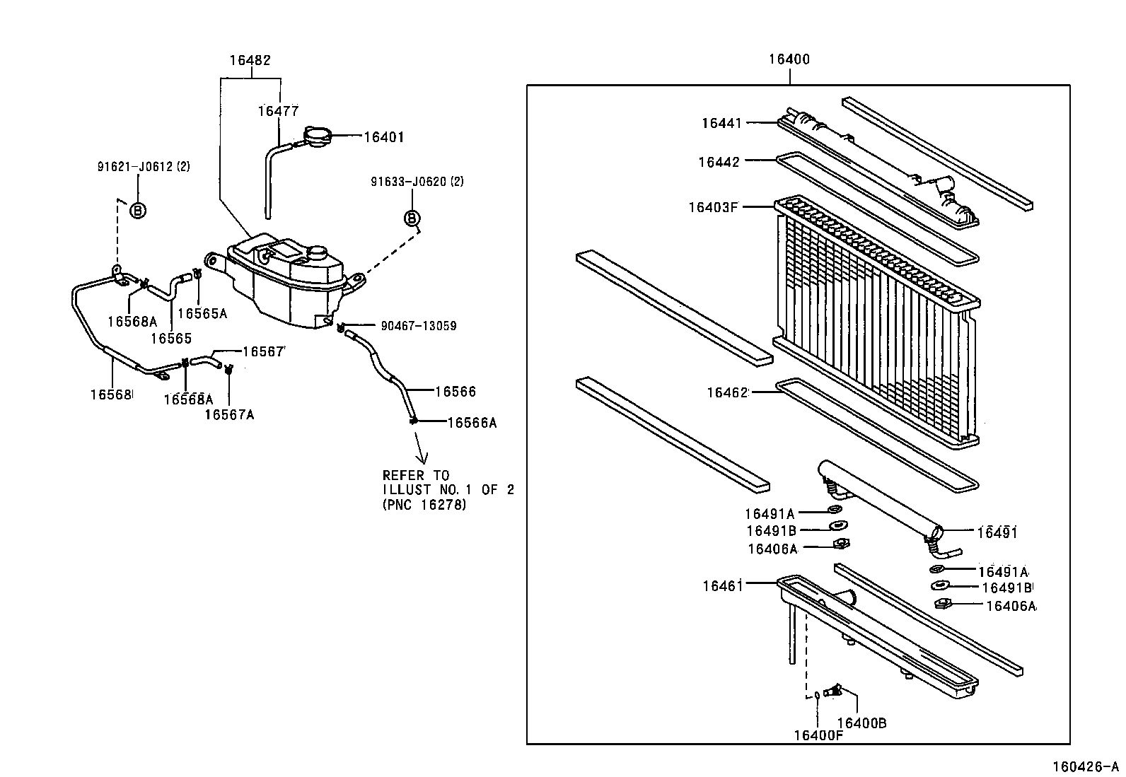  LS400 |  RADIATOR WATER OUTLET