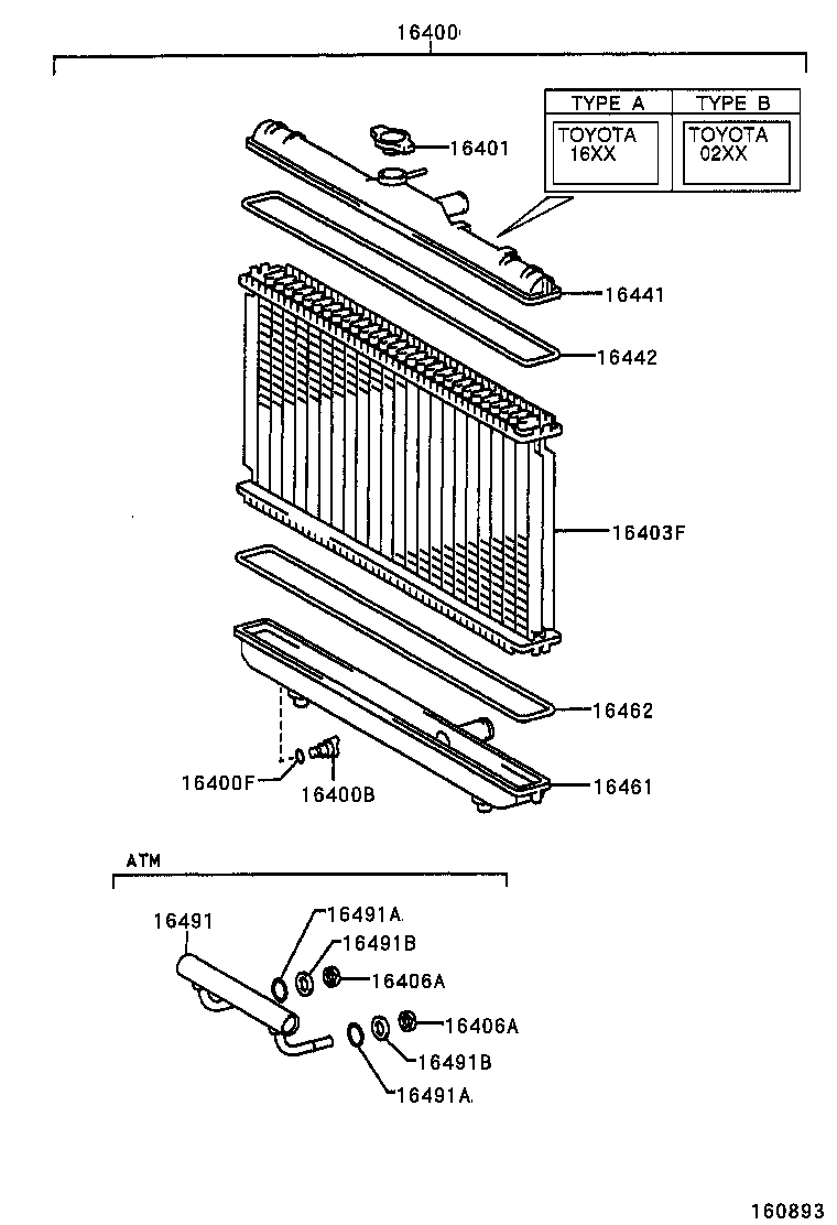 TOYOTA COROLLA LBAE112R-ALMDKQ - TOOL-ENGINE-FUEL - RADIATOR WATER