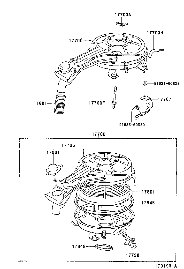  TERCEL |  AIR CLEANER