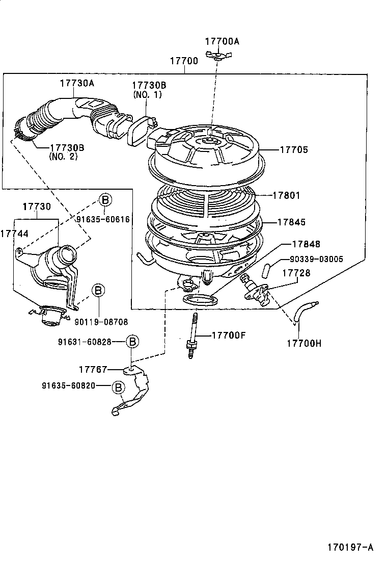  TERCEL |  AIR CLEANER