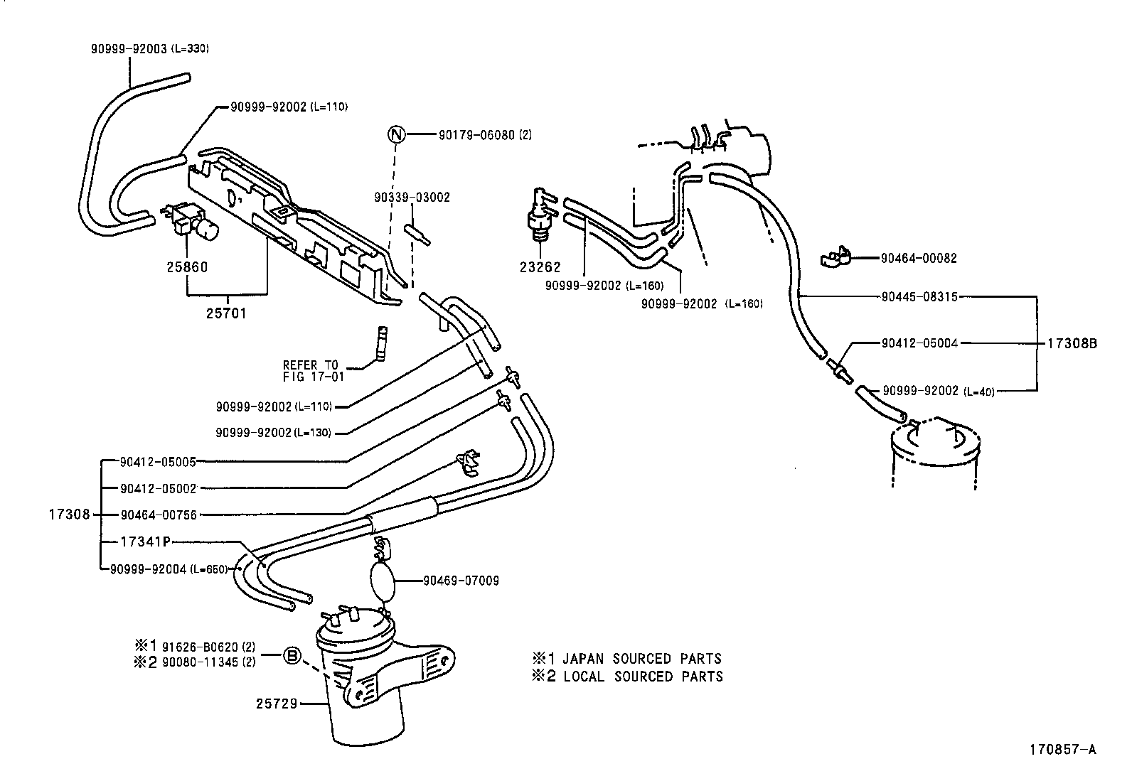  AVALON |  VACUUM PIPING