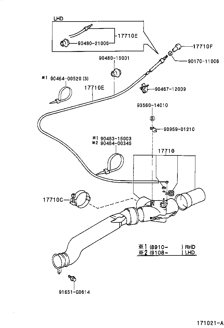  HILUX 2WD |  AIR CLEANER