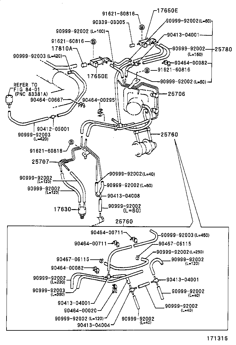  MEGA CRUISER |  VACUUM PIPING