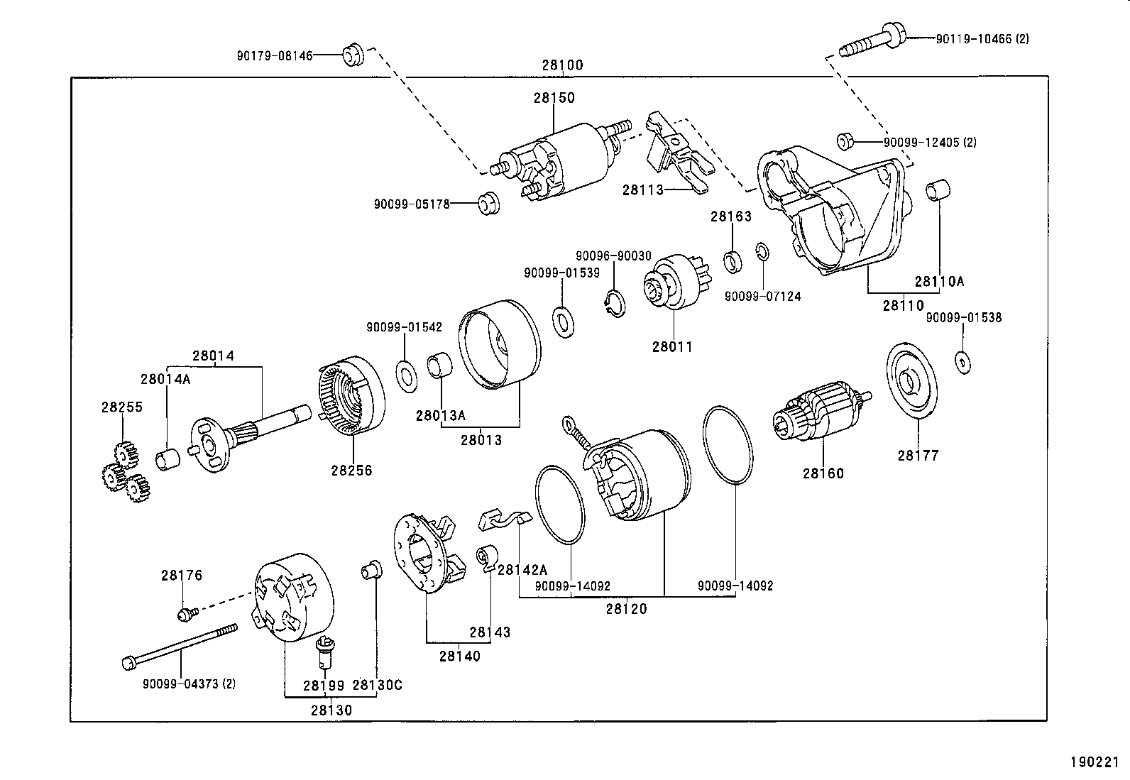  COROLLA LB |  STARTER