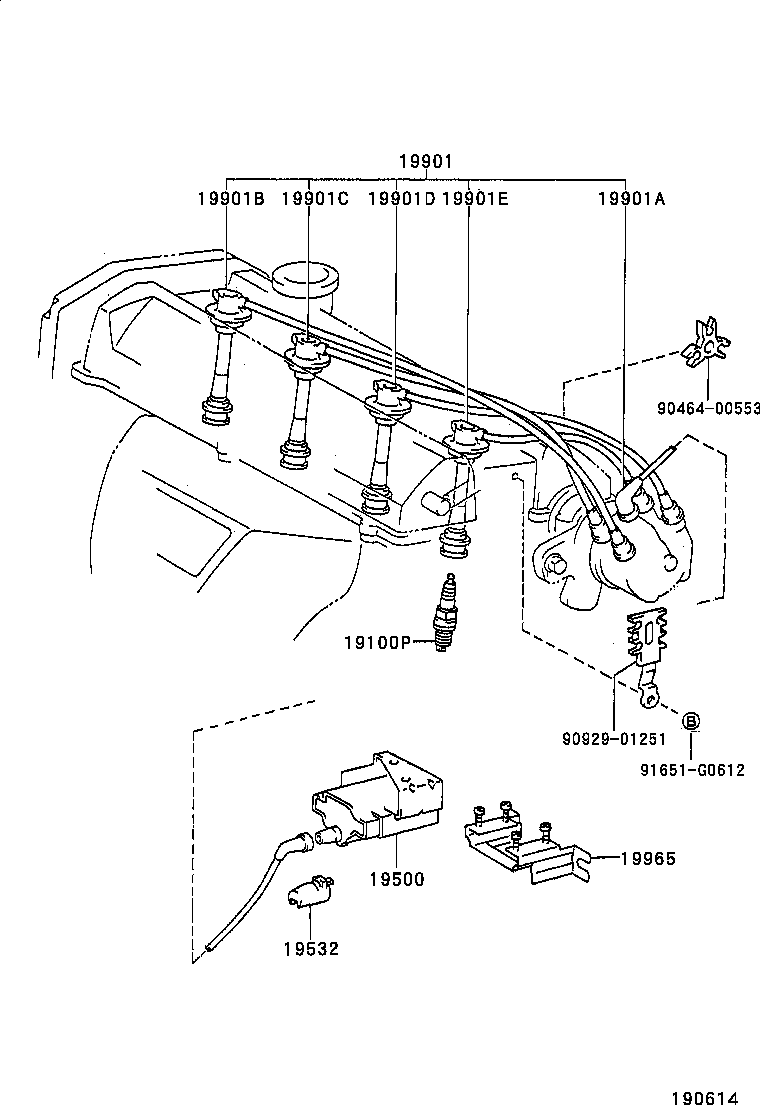  MR2 |  IGNITION COIL SPARK PLUG