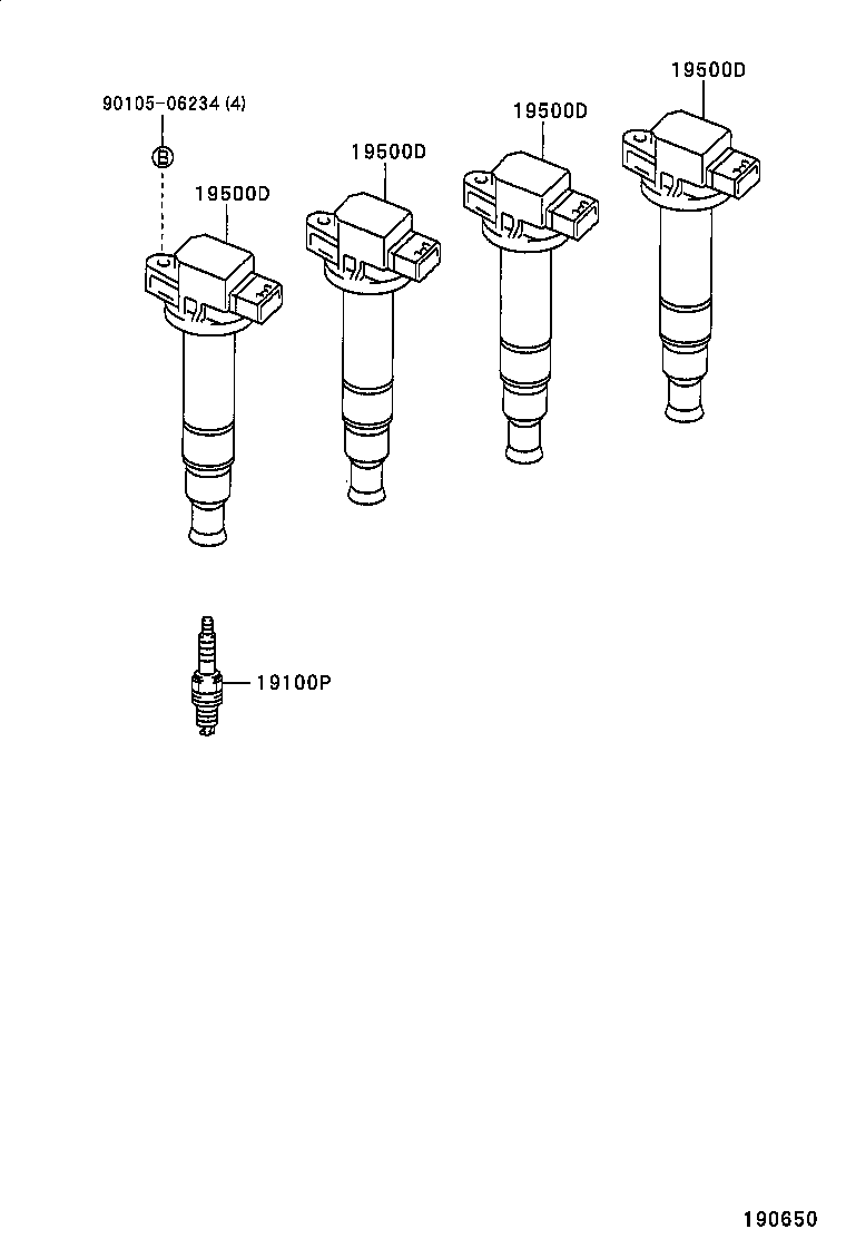  PRIUS |  IGNITION COIL SPARK PLUG