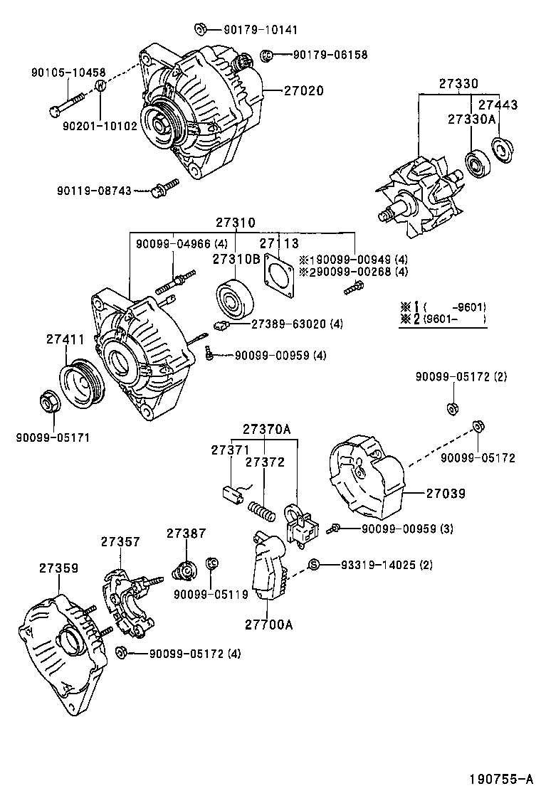  CROWN |  ALTERNATOR