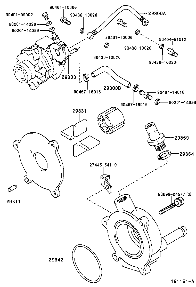  HILUX 4RUNNER 4WD |  VACUUM PUMP