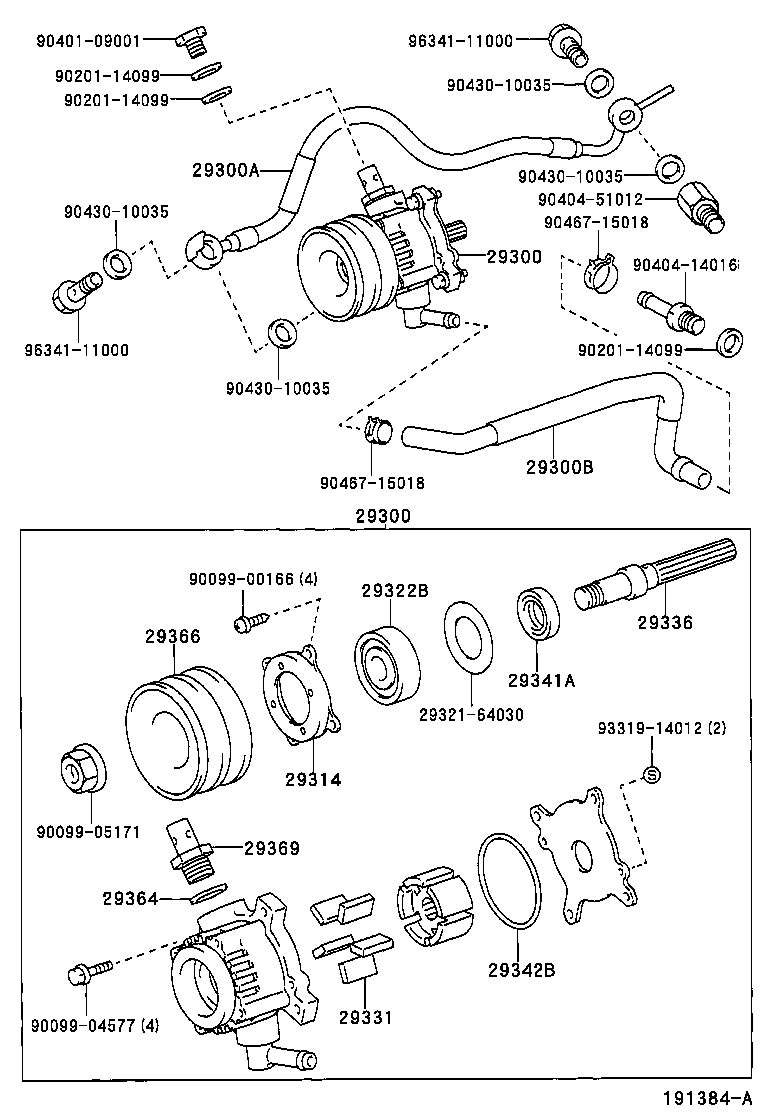  HILUX 4RUNNER 4WD |  VACUUM PUMP