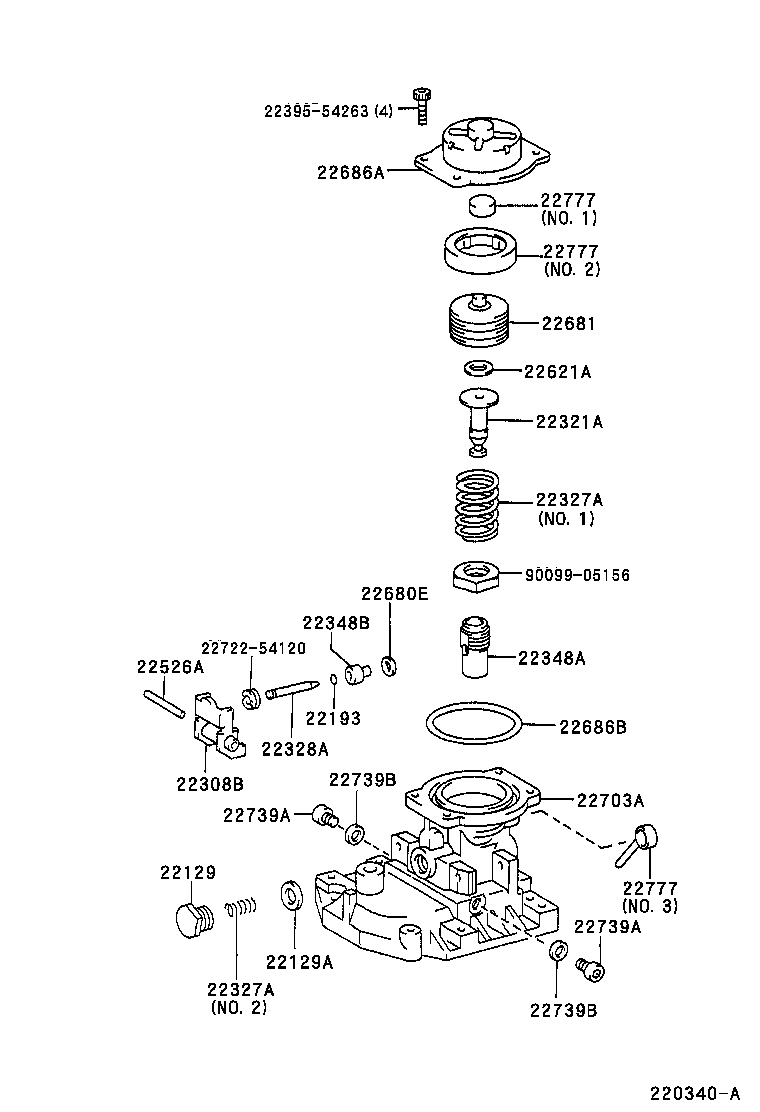  HILUX 4RUNNER 4WD |  INJECTION PUMP BODY