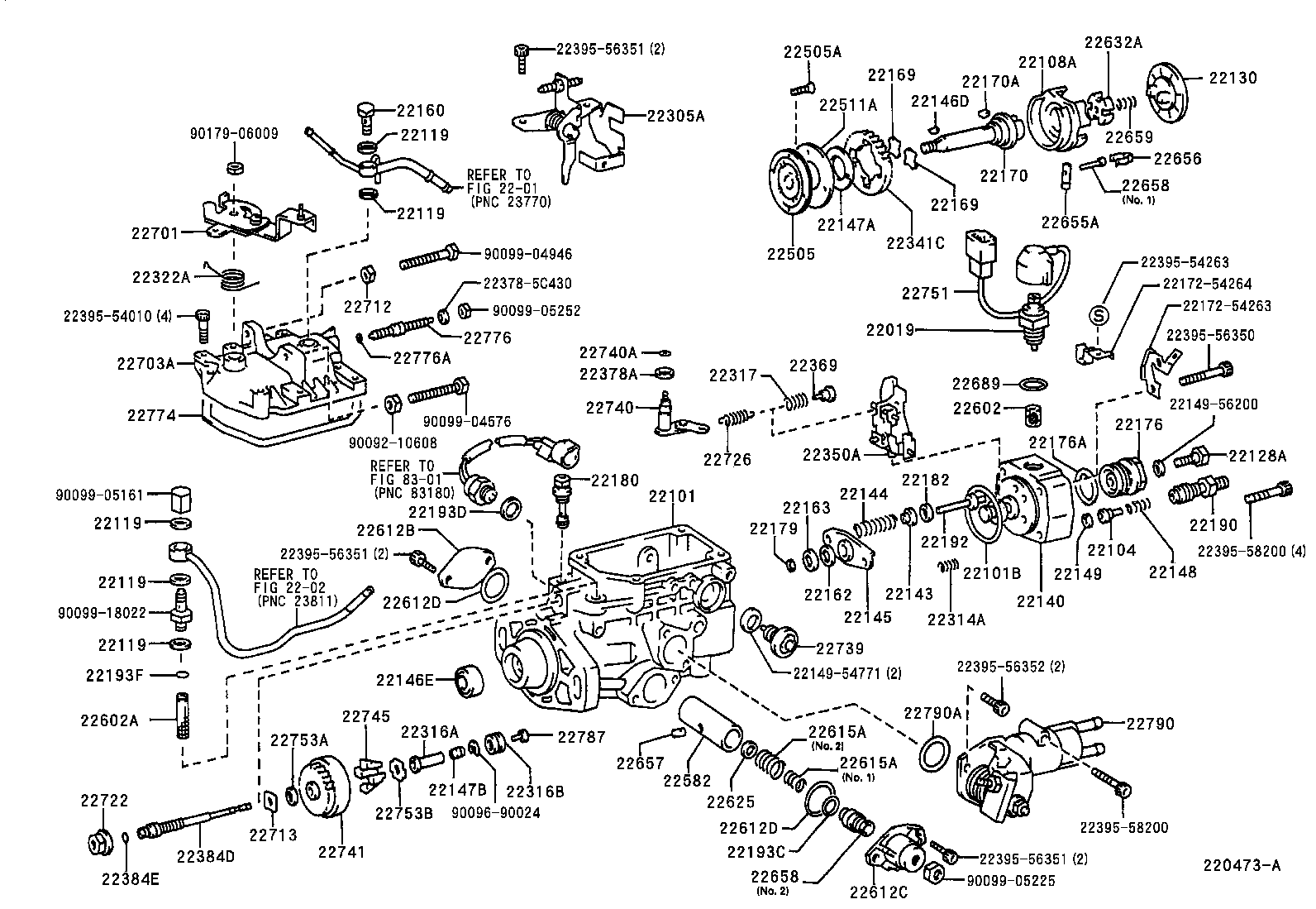  HILUX 2WD |  INJECTION PUMP BODY