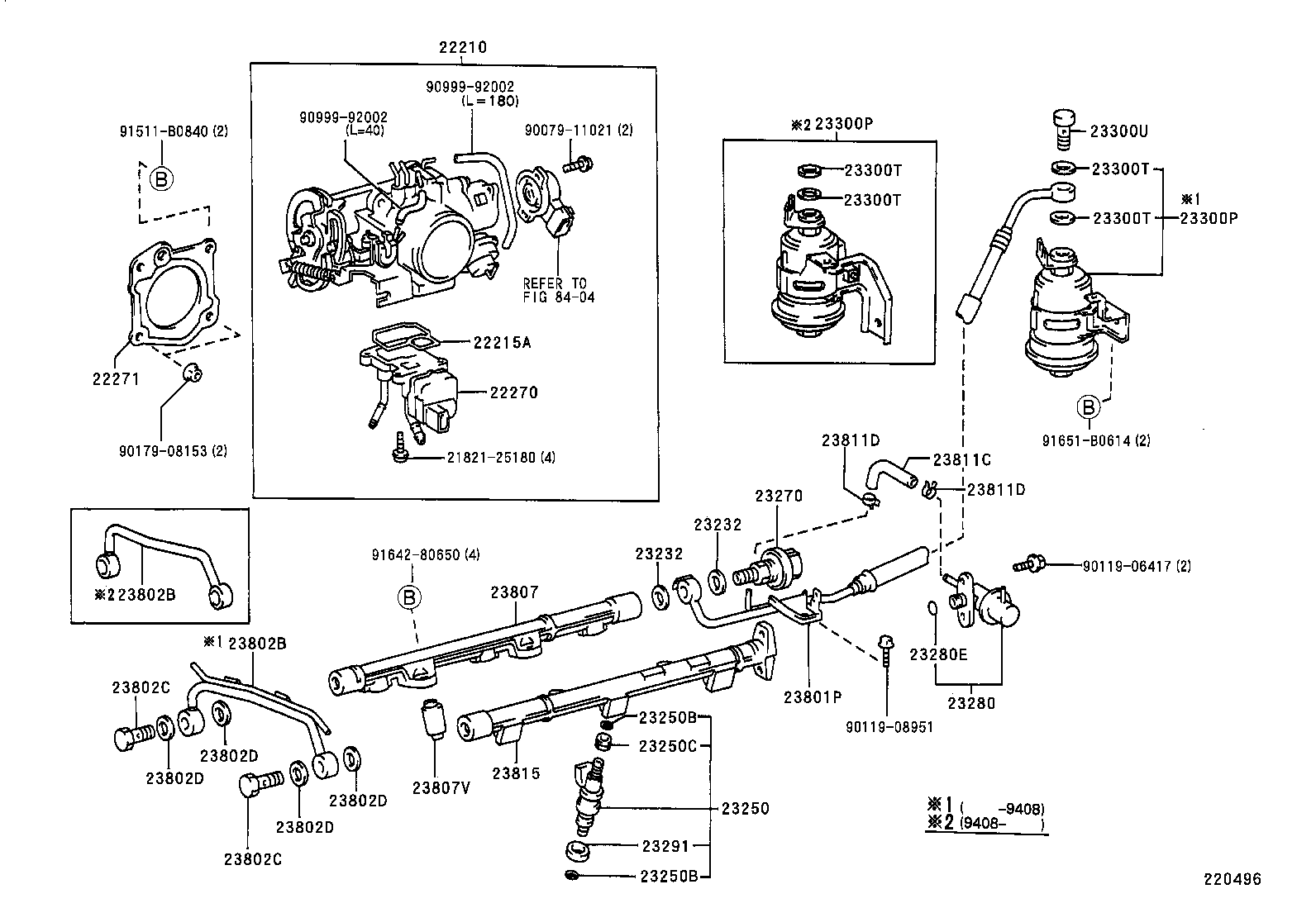  CAMRY NAP SED WG |  FUEL INJECTION SYSTEM