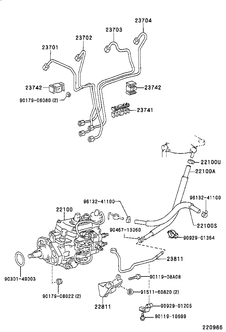  4RUNNER |  INJECTION PUMP ASSEMBLY