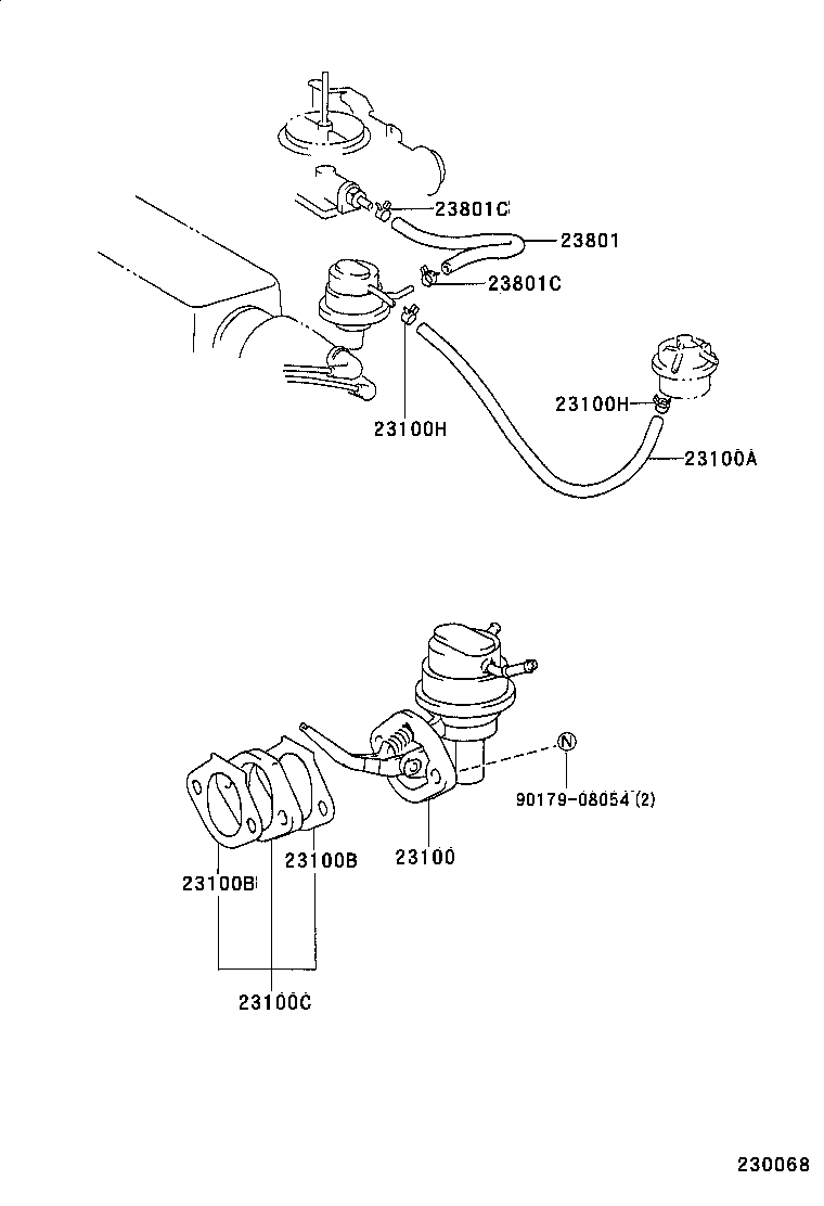  STARLET |  FUEL PUMP PIPE