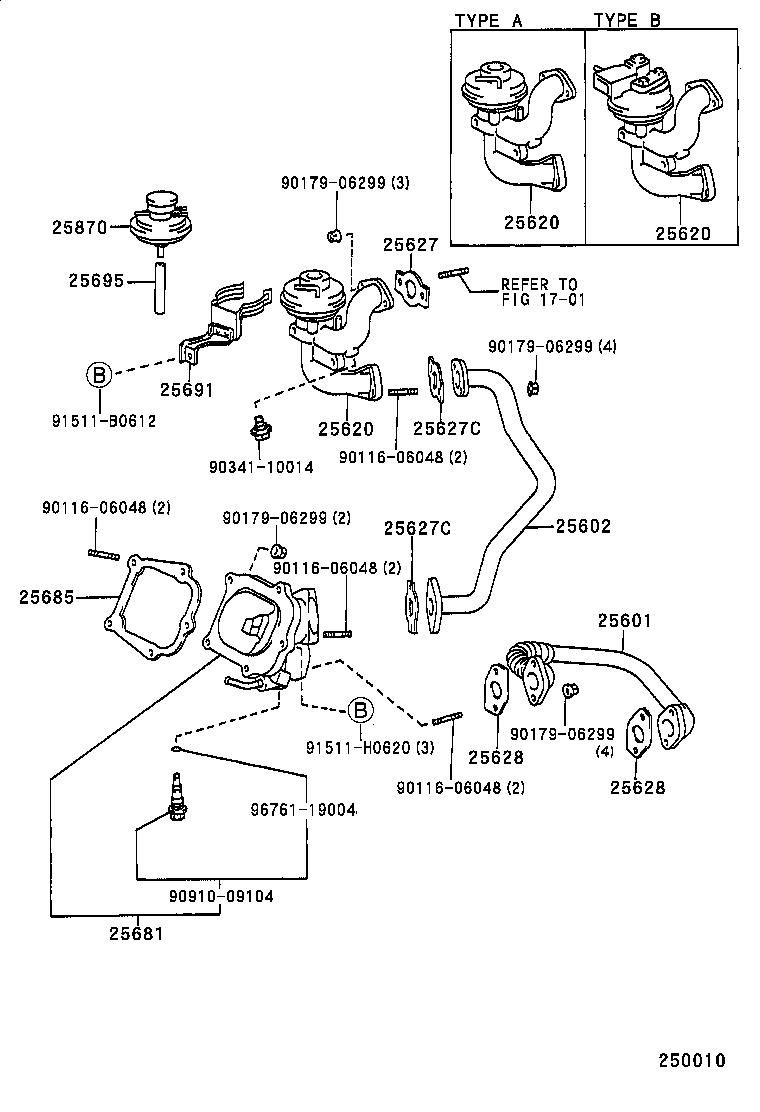  ES300 |  EXHAUST GAS RECIRCULATION SYSTEM