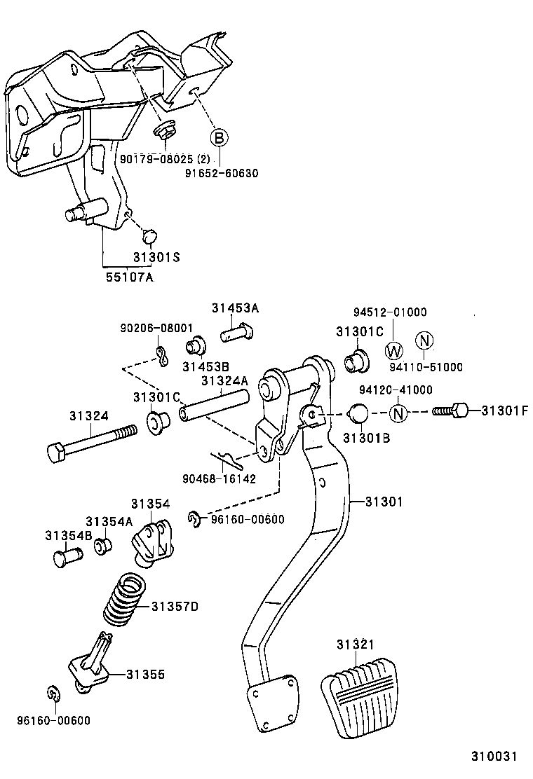  CELICA |  CLUTCH PEDAL FLEXIBLE HOSE