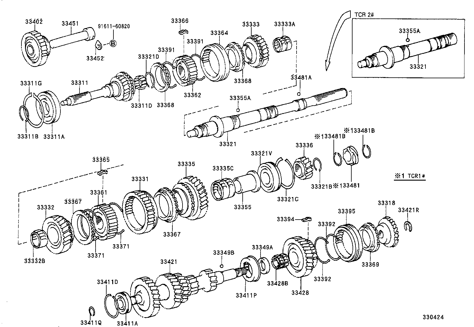  PREVIA |  TRANSMISSION GEAR MTM