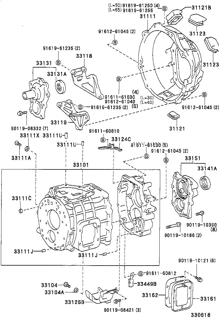  DYNA200 |  CLUTCH HOUSING TRANSMISSION CASE MTM