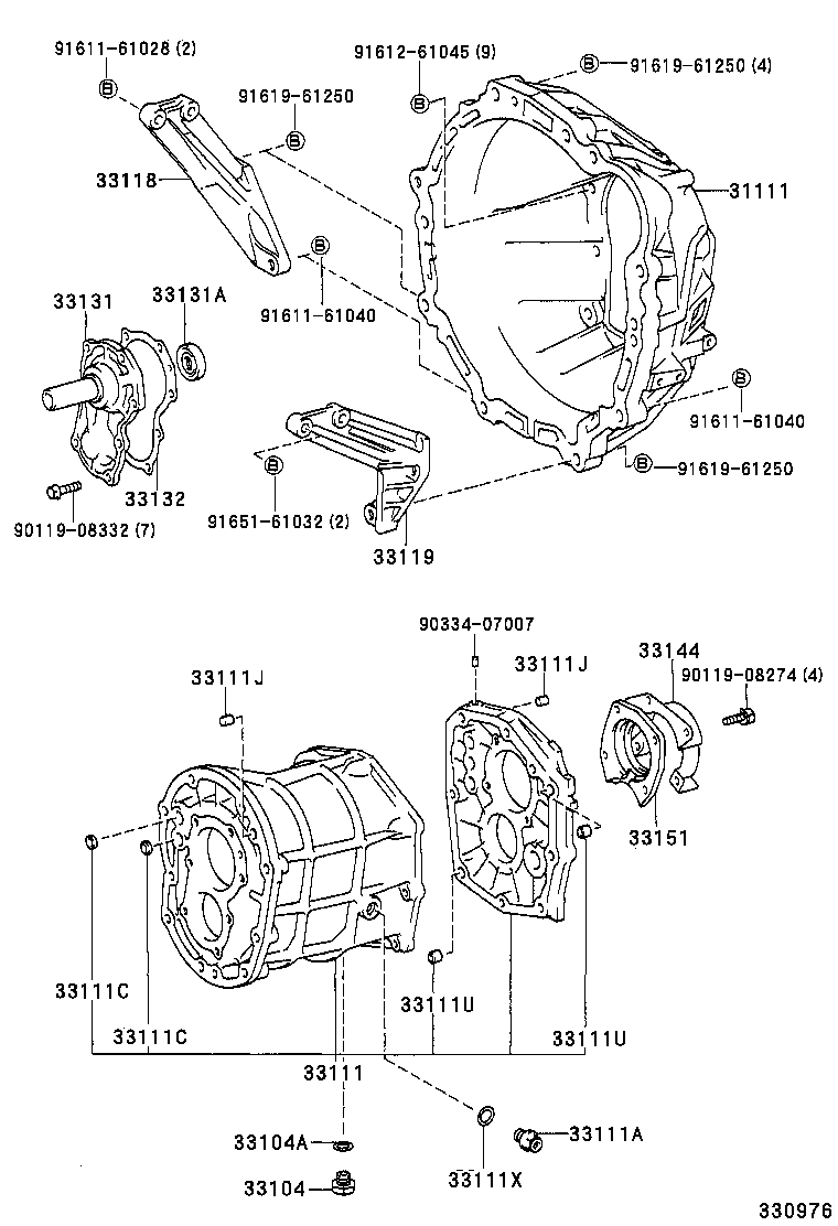  CROWN |  CLUTCH HOUSING TRANSMISSION CASE MTM