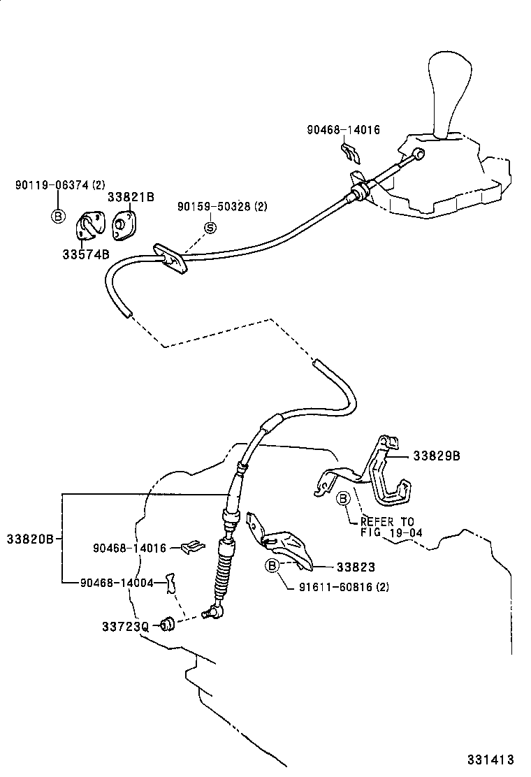  ES300 |  SHIFT LEVER RETAINER