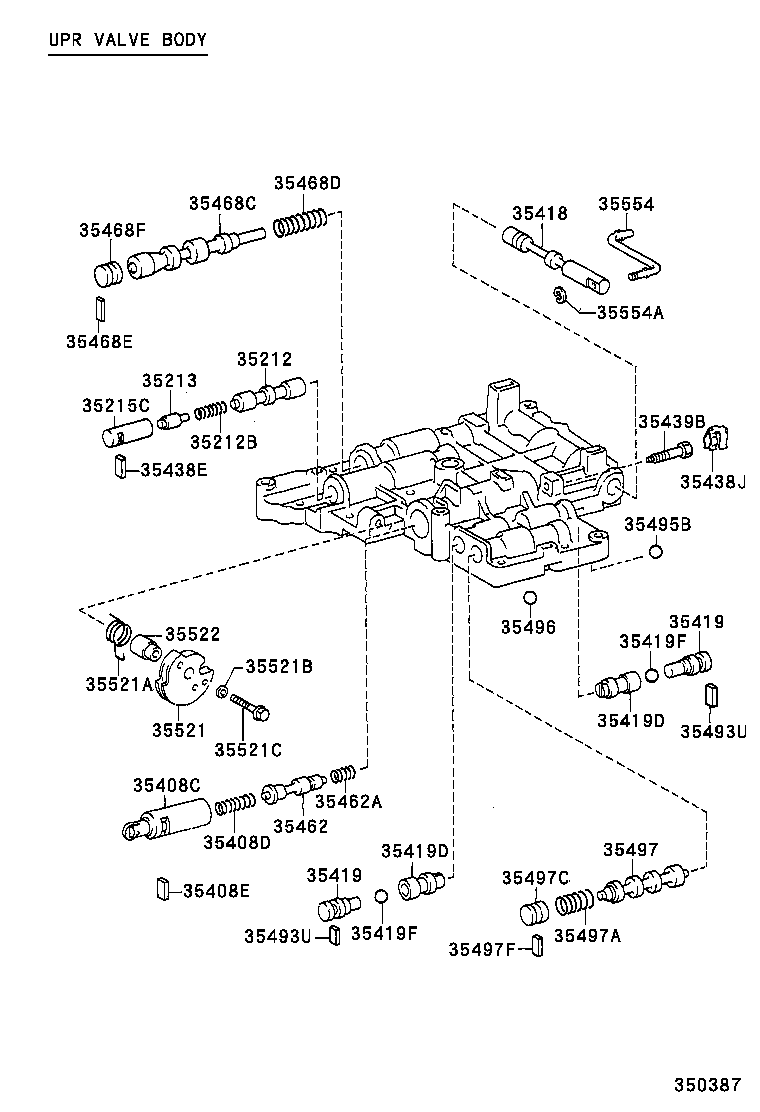 SPACIO |  VALVE BODY OIL STRAINER ATM