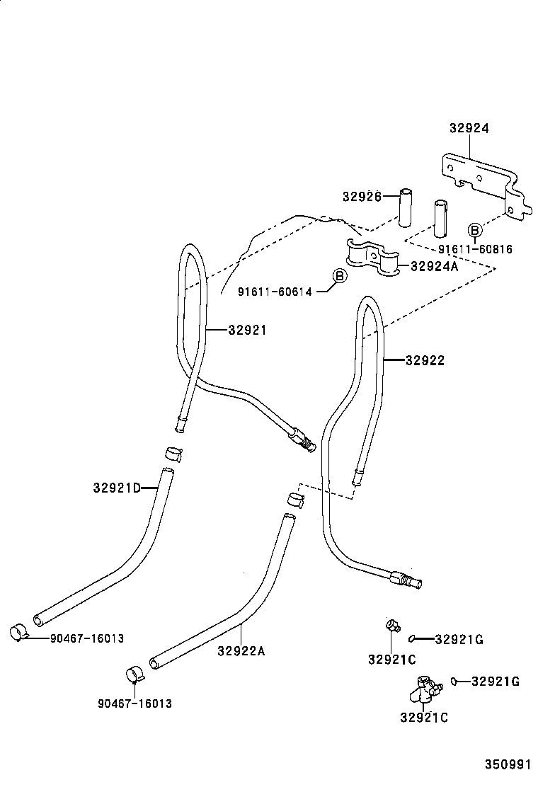  CAMRY NAP SED WG |  OIL COOLER TUBE ATM