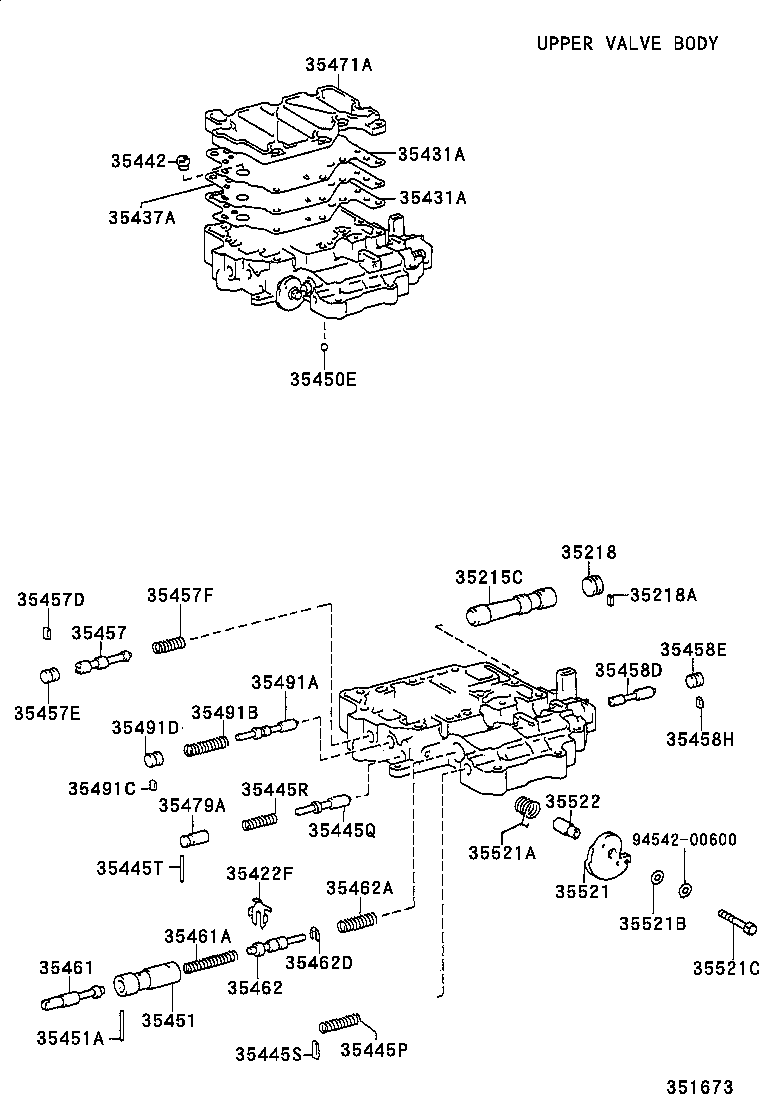  TERCEL |  VALVE BODY OIL STRAINER ATM