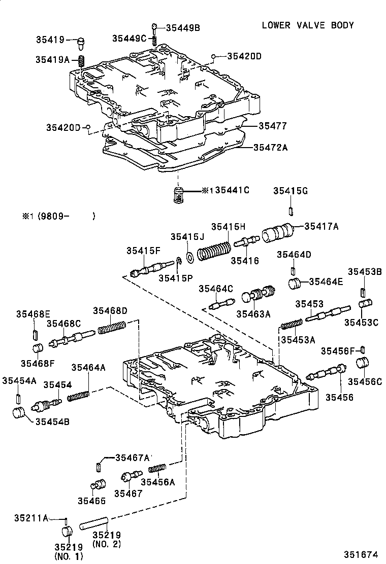  TERCEL |  VALVE BODY OIL STRAINER ATM