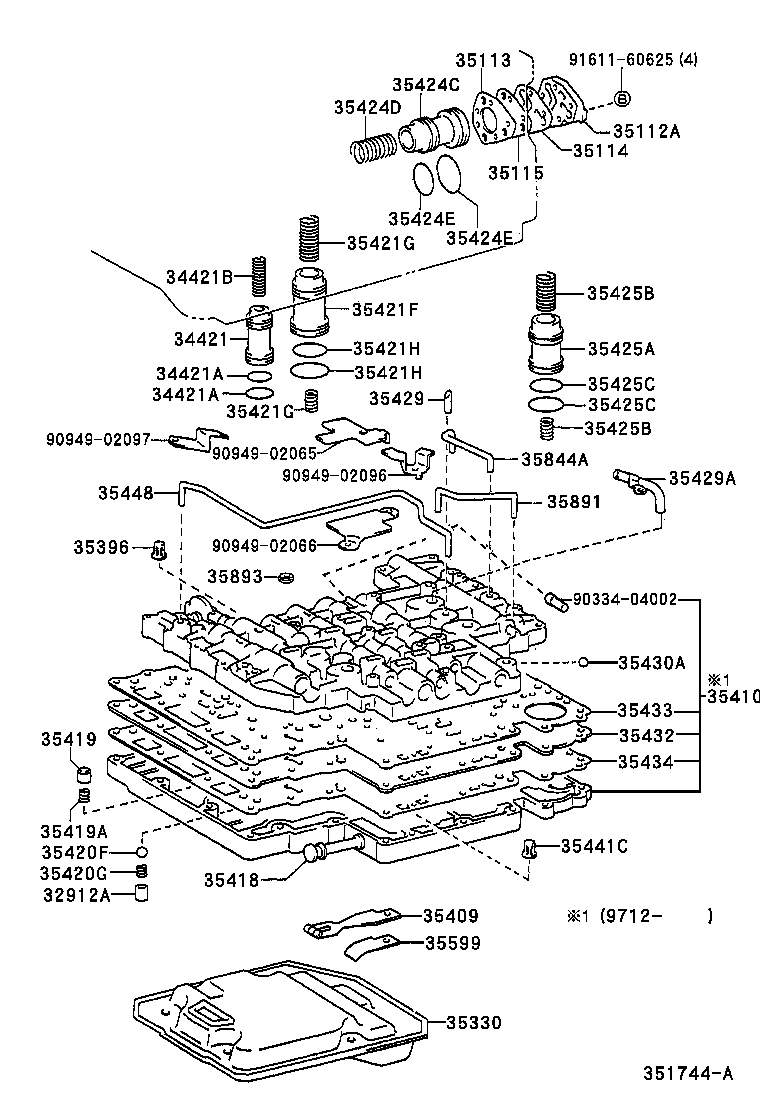  MEGA CRUISER |  VALVE BODY OIL STRAINER ATM