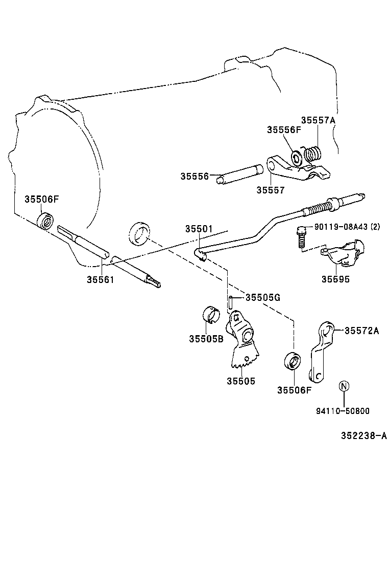  MEGA CRUISER |  THROTTLE LINK VALVE LEVER ATM