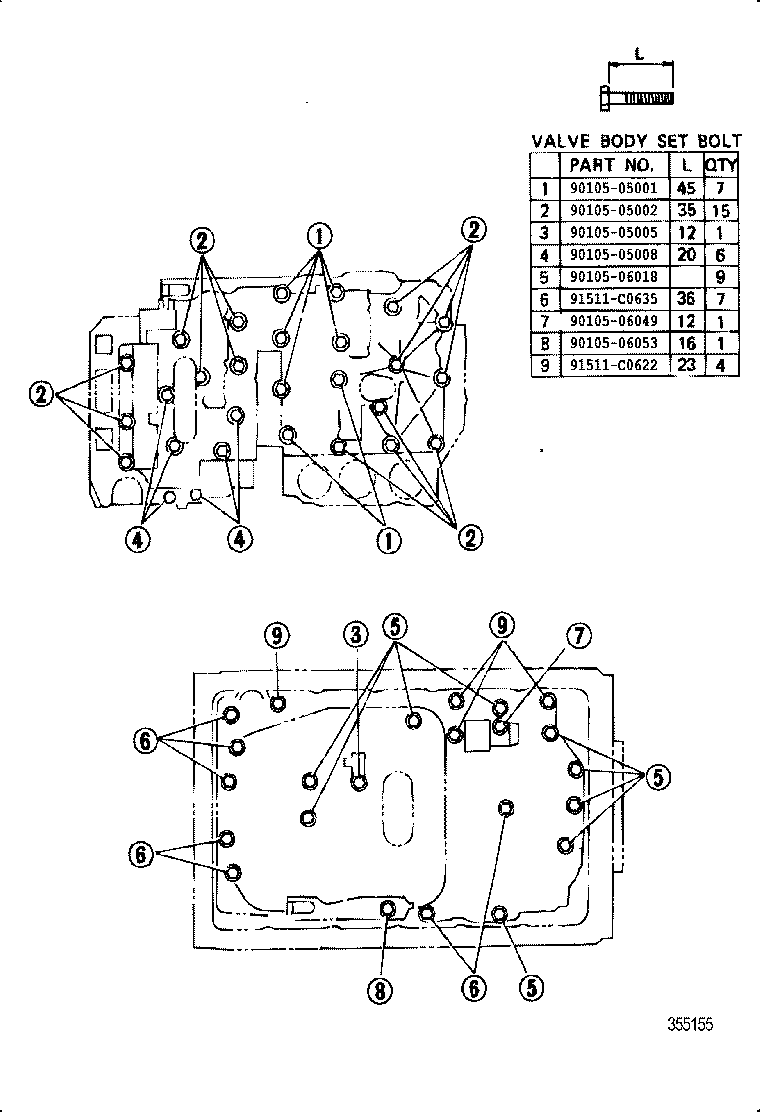  CROWN |  VALVE BODY OIL STRAINER ATM
