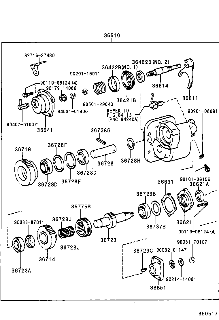  DYNA |  POWER TAKE OFF CASE GEAR